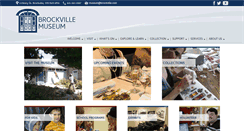 Desktop Screenshot of brockvillemuseum.com